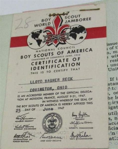 boy scout passport